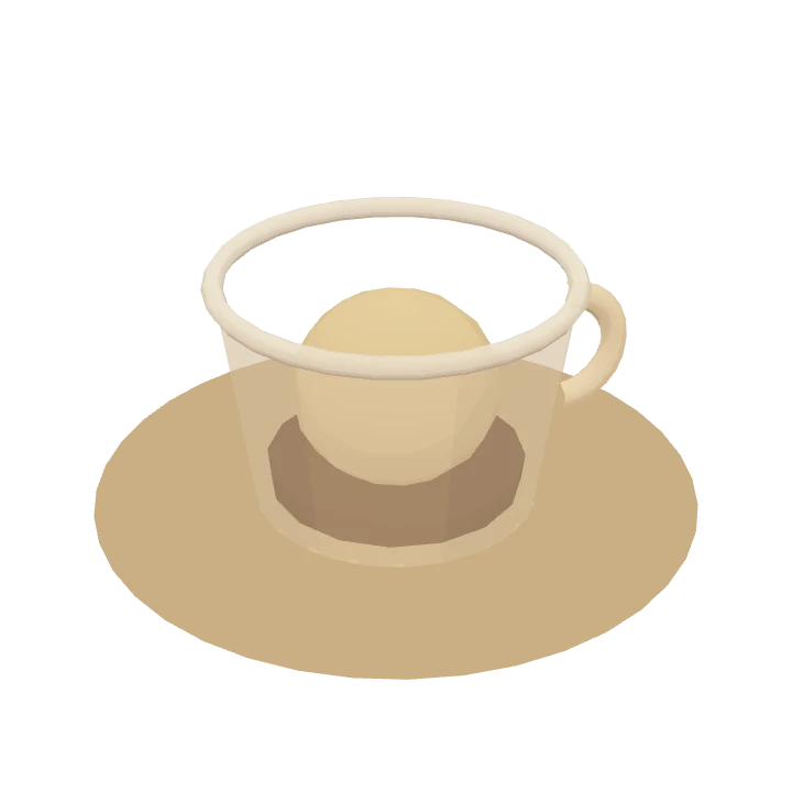 A affogato, as it's served in Cuppology