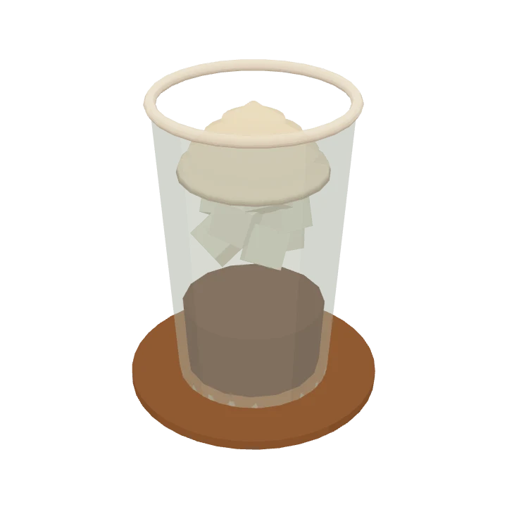 A iced einspänner, as it's served in Cuppology