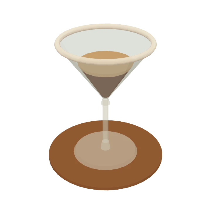 A shakerato, as it's served in Cuppology