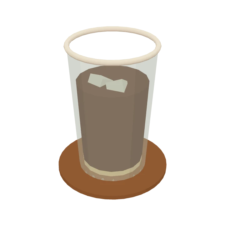 A vanilla cold brew, as it's served in Cuppology